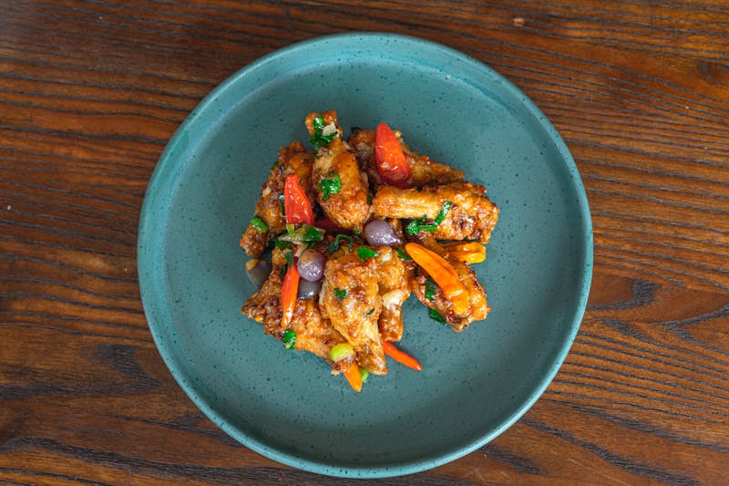 Garlic Parmesan Wings - crispy with herbs