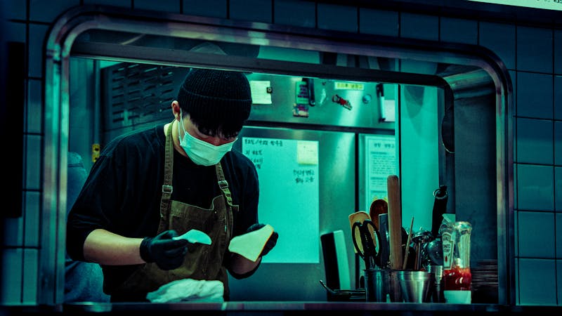 Church's Chicken kitchen team preparing fresh food with care